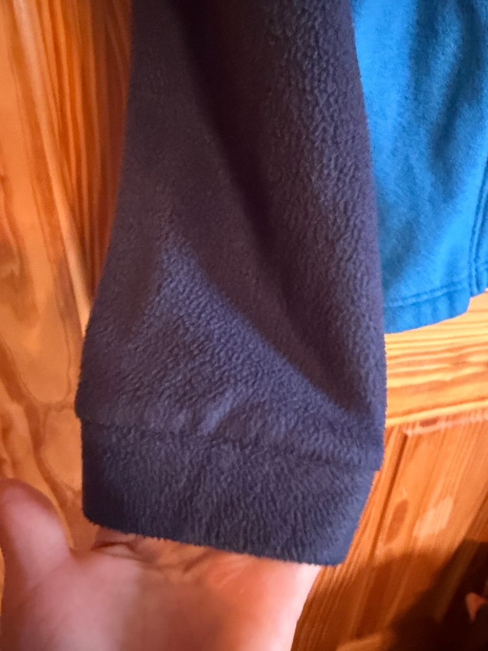 Columbia Navy and Bright Blue Full-Zip Fleece Jacket - Picture 6 of 7
